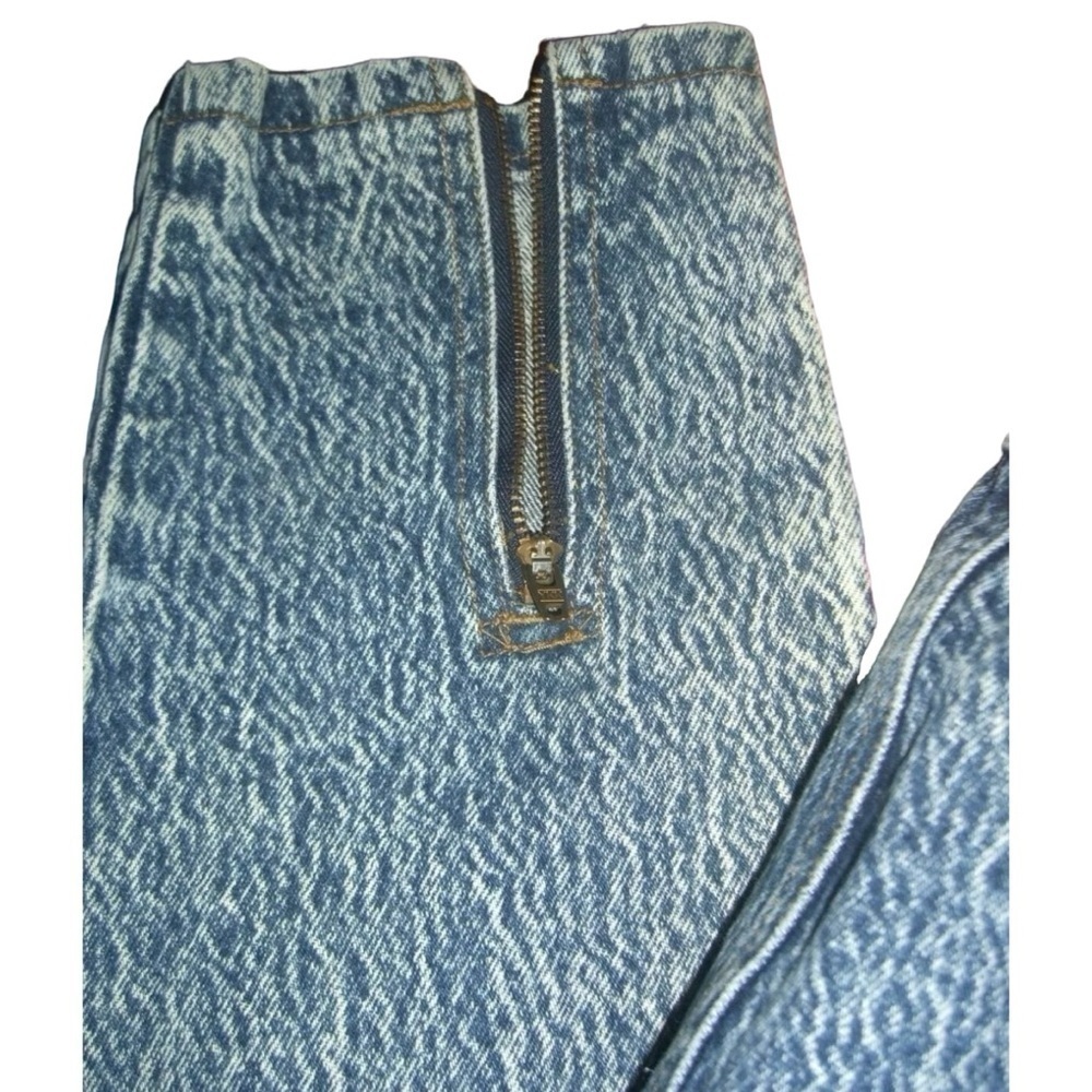 Vintage 80’s Stefano Jeans Acid Washed Mom High Waist Zip ALT egirl Punk Grunge - Picture 9 of 14